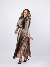 Bronze Glam Skirt