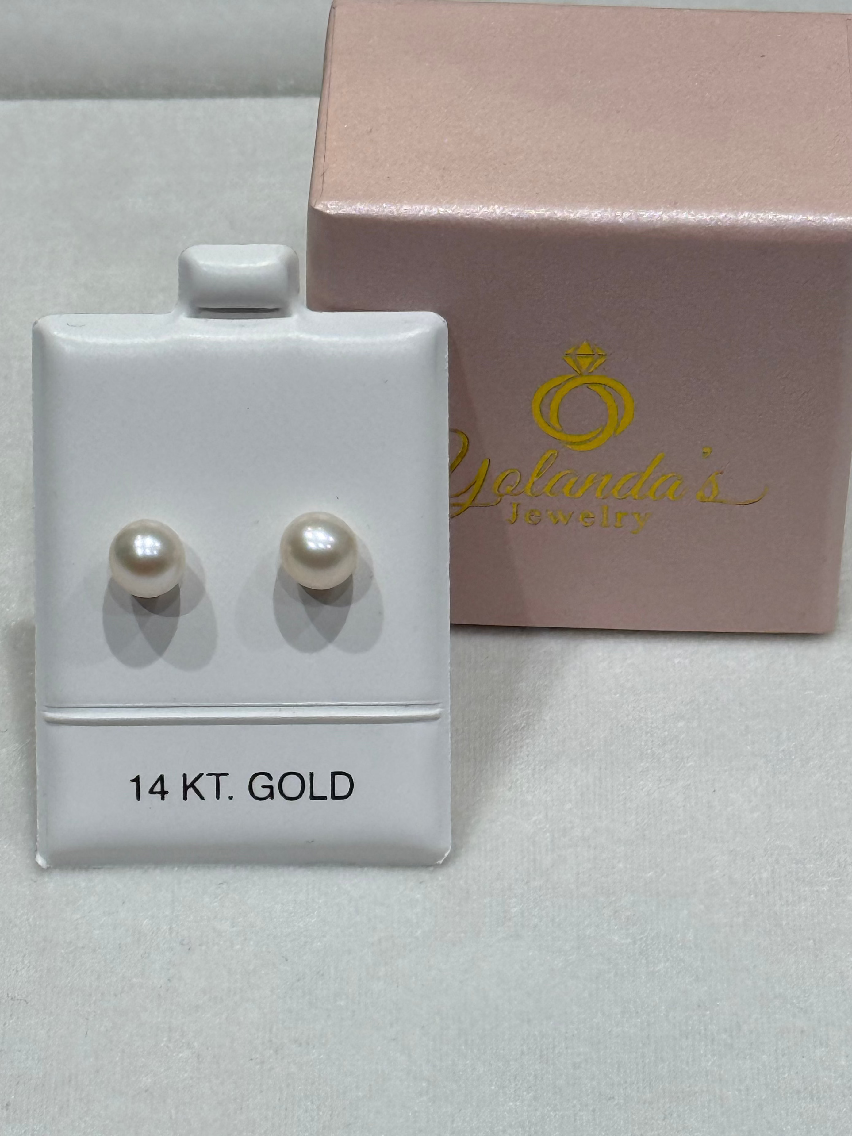 Pearl Earring 14kt Gold