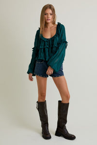 Sweet  Smerald Blouse