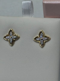 Flor Earring 14kt