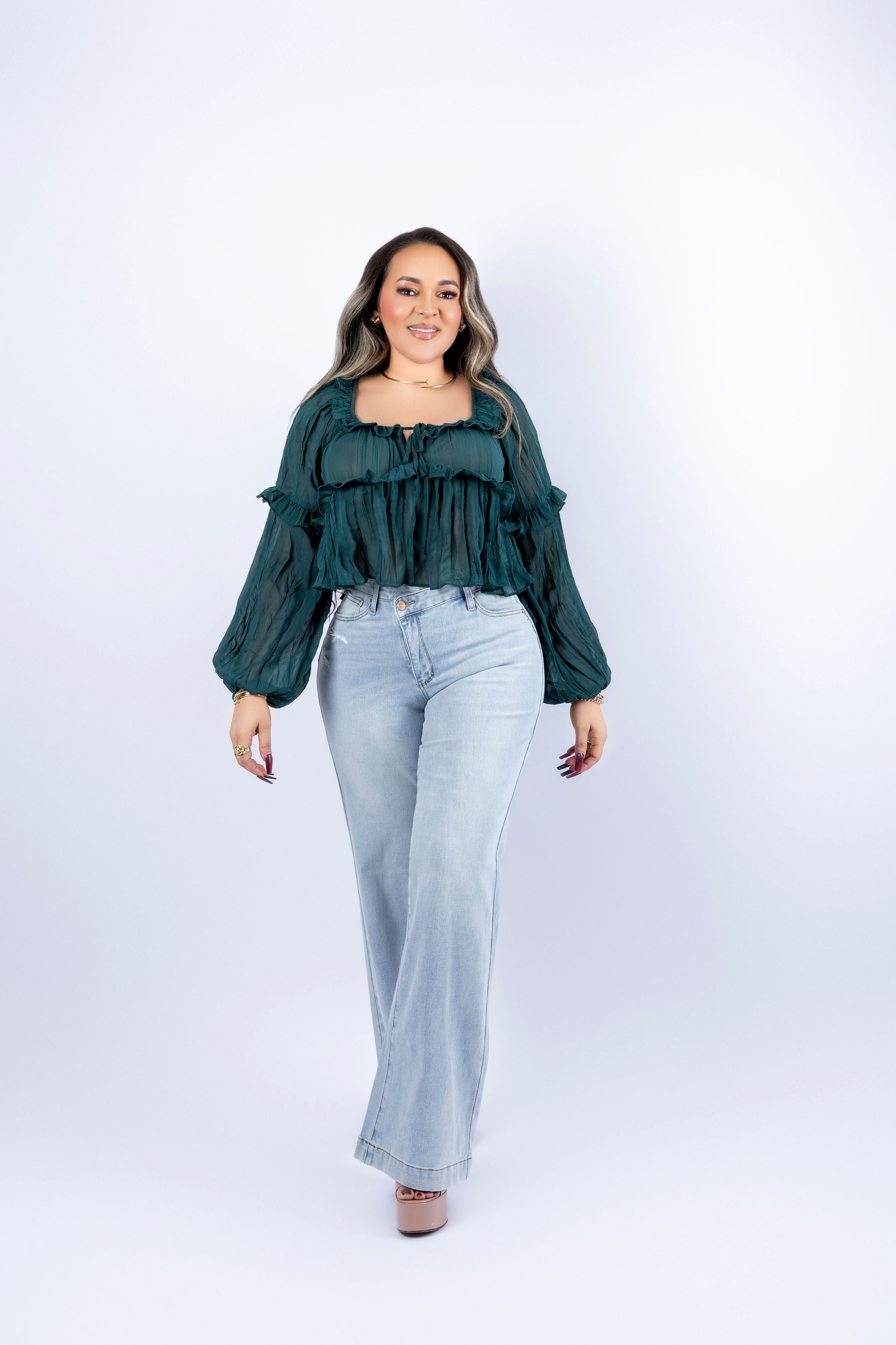 Sweet  Smerald Blouse