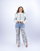 Blue Blossom Sweater